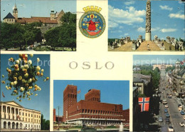 72563646 Oslo Norwegen Rathaus Parkanlagen Ortspartien Oslo - Noruega