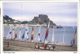72562620 Jersey_City Mont Orgueil Castle Segelboote - Other & Unclassified