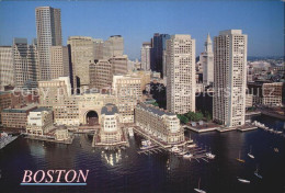 72556319 Boston_Massachusetts Fliegeraufnahme The Habor Skyline - Otros & Sin Clasificación