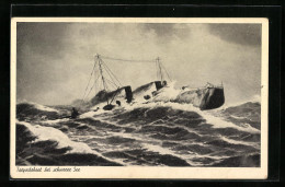 AK Torpedoboot Bei Schwerer See  - Krieg