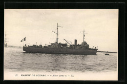 CPA Marine De Guerre, Meuse Aviso  - Guerre