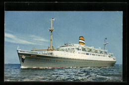 AK Passagierschiff SS Ryndam Auf See  - Passagiersschepen