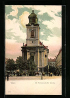 Lithographie Wien, Gumpendorfer Kirche  - Autres & Non Classés
