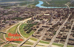71940923 Omaha_Nebraska Aerial View Missouri River And Iowa In The Background - Autres & Non Classés