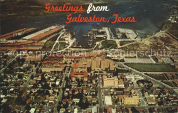 71940922 Galveston_Texas Aerial View Hospitals Yacht Basin - Andere & Zonder Classificatie