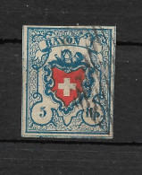 SWITZERLAND Sc# 8 Used FORGERY - Used Stamps