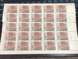 Sheet Vietnam South Stamps Before 1975(0$ 50 Struggle And Construction1966) 1 Pcs25 Stamps Quality Good - Viêt-Nam