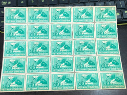 Vietnam South Sheet Stamps Before 1975(1$ 50 Physical Culture1965) 1 Pcs25 Stamps Quality Good - Viêt-Nam