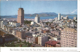 71925867 San_Francisco_California Golden Gate From Hotel Mark Hopkins - Otros & Sin Clasificación