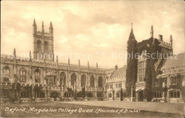 71925695 Oxford Oxfordshire Magdalen College Quad   - Other & Unclassified
