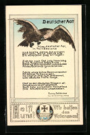 AK Flieg Deutscher Aar In Feindesland..., Fanny Schleicher, Propaganda 1. Weltkrieg  - War 1914-18