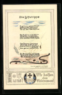 AK Die Giftspinne, Es Geht Ein Grosses Stinken..., Propaganda 1. Weltkrieg  - War 1914-18