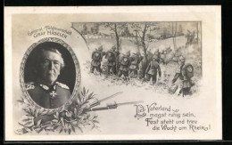 AK Heerführer General-Feldmarschall Graf Häseler, Soldaten In Uniform  - War 1914-18