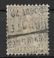 SWITZERLAND Yv# 47 Used VF - Used Stamps
