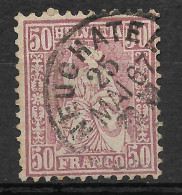 SWITZERLAND Yv# 48 Used Neuchatel Cancel - Used Stamps