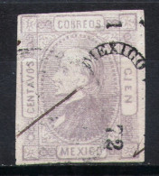 México 1872 Scott # 104 100c México (1 72)  CV: $80.00 Usd - México