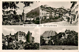 13931808 Gruyeres__Gruyere_Greyerz_FR Teilansichten Landschaft Alpen - Autres & Non Classés