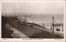 10990084 Folkestone Leas Showing Piers Folkestone - Autres & Non Classés