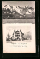 AK Garmisch /bayr. Hochgebirge, Hotel Neu-Werdenfels Vor Gebrigskulisse  - Other & Unclassified