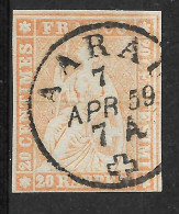 SWITZERLAND Yv#29a USED VF - Used Stamps