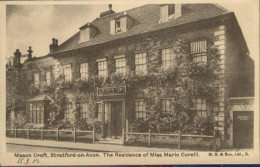 10986177 Stratford-on-Avon Residence Miss Marie Corelli Stratford-on-Avon - Sonstige & Ohne Zuordnung
