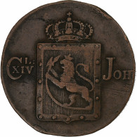 Norvège, Carl XIV, Skilling, 1820, Bronze, TB+ - Noorwegen