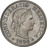 Suisse, 5 Rappen, Libertas, 1894, Bern, Cupro-nickel, SUP+ - Altri & Non Classificati