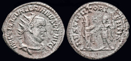 Valerian I AR Antoninianus The Orient Presenting Wreath To Emperor - La Crisis Militar (235 / 284)
