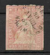 SWITZERLAND Yv# 28 USED VF - Used Stamps