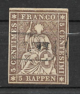 SWITZERLAND Yv# 26a USED VF - Used Stamps