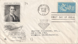 USA, Nov 25 1958, 200th Anniversary Of The Occupation Of Fort Duquesne - 1951-1960