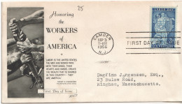 USA, Sep 3 1956, Honoring The Workers Of America - 1951-1960