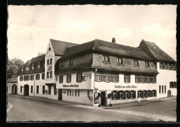 AK Aschaffenburg, Hotel-Gaststätte Wilder Mann, An Der Mainbrücke  - Aschaffenburg