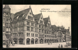 AK München, Kaufhaus Oberpollinger Mit Neuhauserstrasse  - München