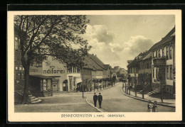 AK Benneckenstein I. Harz, Passanten In Der Oberstadt  - Other & Unclassified