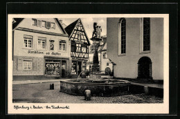 AK Offenburg I. Baden, Brunnen Am Fischmarkt  - Offenburg