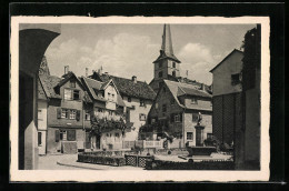 AK Bensheim A. D. Bergstrasse, An Der Stadtmühle Mit Fraa Vun Bensem  - Bensheim