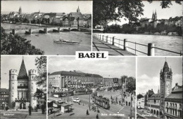 10959147 Basel BS Spalentor Rathaus Mustermesse Bruecke Schiff Basel - Other & Unclassified