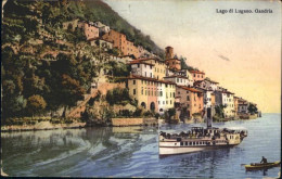 10957600 Gandria Lago Di Lugano Schiff Gandria - Autres & Non Classés