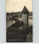 10957531 Luzern LU Kapellbruecke Wasserturm Luzern - Autres & Non Classés
