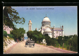 CPA Alger, Basilique De N.-D. D`Afrique  - Alger