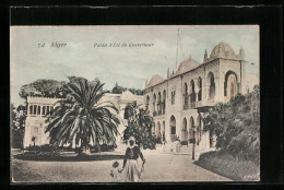 CPA Alger, Palais D`Ètè Du Gouverneur  - Algiers