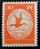 Deutsches Reich Flugpost 1912, Mi I Plattenfehler II, MNH(postfrisch), Geprüft - Ungebraucht