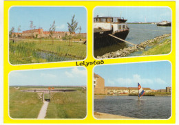Lelystad - (Nederland/Holland) - Binnenvaartschip, Windsurfer - Lelystad