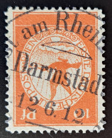 Deutsches Reich Flugpost 1912, Mi I, Gestempelt, Geprüft - Gebruikt