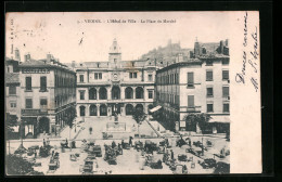 CPA Vienne, L`Hotel De Ville, La Place Du Marché  - Vienne