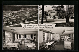 AK Hallwangen / Schwarzwald, Ortsansicht, Gasthof Und Pension Grüner Baum  - Schwaebisch Hall