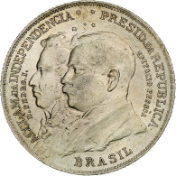 Brésil, 2000 Reis, Independence Centennial, 1922, Rio De Janeiro, Argent, TTB+ - Brésil