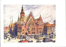 72519732 Breslau Niederschlesien Rathaus Kuenstlerkarte Breslau Niederschlesien - Poland