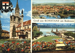 72519653 Konstanz Bodensee Kirche Panorama Konstanz - Konstanz